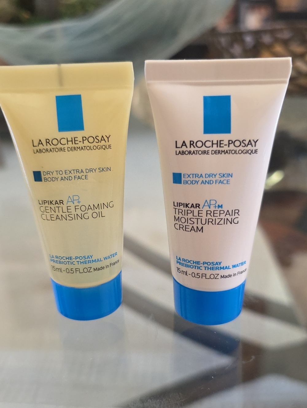 Lipikar Triple Repair Moisturizing Cream & Cleansing Oil Deluxe Sample 15ml